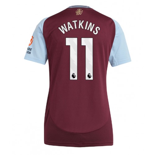 Fotballdrakt Dame Aston Villa Ollie Watkins #11 Hjemmedrakt 2024-25 Kortermet